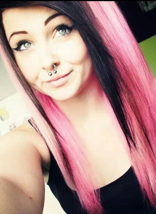 Sarah Sorceress #pink #schwarze #haare - PicsArt  width=